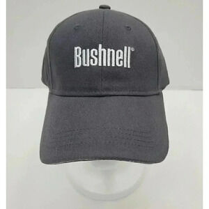 Bushnell Grey Adjustable Men's Hat Embroidered Logo New Without Tags